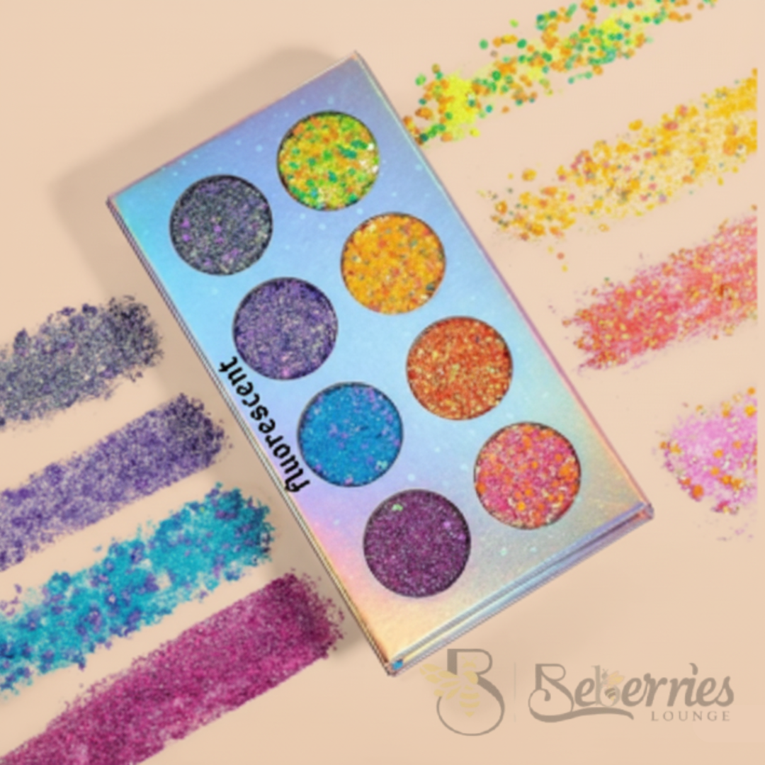 GlowShimmer Eyeshadow palette ( fluorescent)
