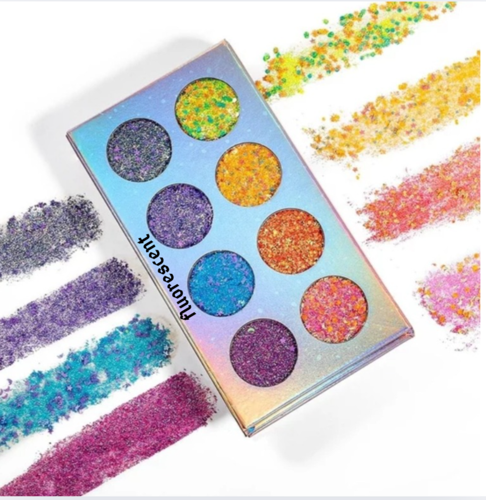 GlowShimmer Eyeshadow palette ( fluorescent) - Image 2
