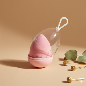 Single makeup puff (pink)