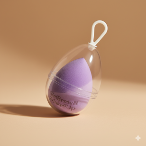 Single makeup puff (purple)