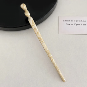 Yellow floral Vintage Hairpin - Chinese Style Hair Stick