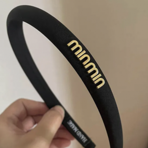 Minmin Slim Black Hair Band