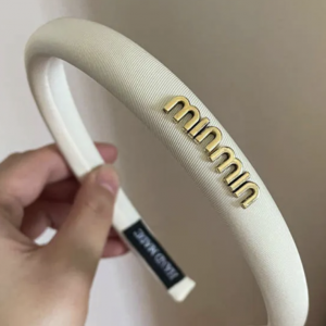 Minmin Slim White Hair Band