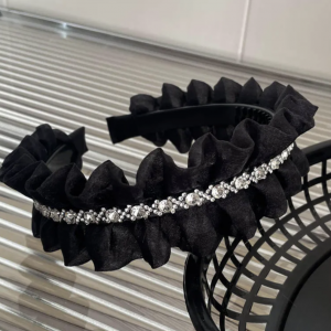 Black fluff Hair band