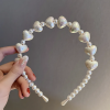 Classic Heart Shape Pearl Hair Band